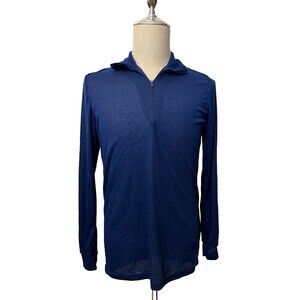 Vtg PATAGONIA Mens L Capilene 1/4 Zip Baselayer Shirt Performance Hiking Ski USA